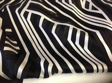 Load image into Gallery viewer, NEW Designer Silk / Viscose Marocain Satin Crepe Abstract Fabric 55&quot; 141cm Karen