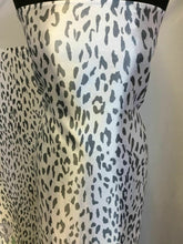 Load image into Gallery viewer, NEW Designer Multicolored Silky Soft Poly Satin Floral Leopard Fabric 57&#39;&#39; 145cm