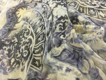 Load image into Gallery viewer, New Multicolour 100% Silk Crinkle Chiffon Dragons Print Fabric 58’’148cm Dress K