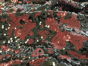 NEW High Class Designer Multicolored Heavy Sequins Floral Lace Fabric 58''