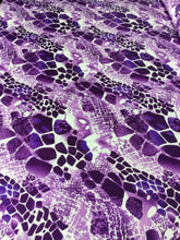 Load image into Gallery viewer, NEW High Class Designer Silky Stone Soft Satin Print Fabric As Seen On Catwalk 2