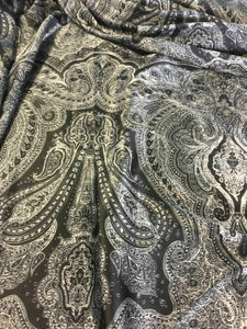 NEW Multi Colour Silky Soft Stretch Satin Large Print Fabric 57'' 145cm Dress Bb