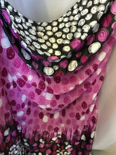 Load image into Gallery viewer, NEW Designer Multicoloured Silky Soft Satin Swirl Print Rushed Pleated Fabric