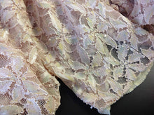 Load image into Gallery viewer, NEW Designer Nude Lace With Multicolored Flowers Stretch Lace Fabric Gorgeous