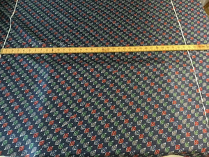 NEW Multicolour Classic Print Panel 100% Silk Lining Fabric 40" High Class Cloth