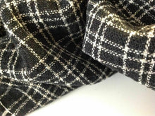 Load image into Gallery viewer, NEW Multi Colour Wool Check Suiting Boucle Fabric Seen On Designer Catwalk Image
