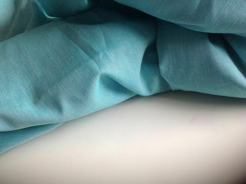 NEW Designer Aqua 100% Cotton Denim Chambray Fabric 61