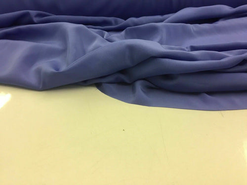 New Dark Pale Blue Colour Silky Crepe de chine Fabric 59’’150 cm Dress Garment
