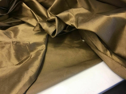 NEW Camel Colour 100% Silk Dupion Fabric Per Half Metre 54