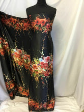 Load image into Gallery viewer, New Beautiful High Class Designer Silky Satin Floral Print Fabric 57&#39;&#39; 146 cm