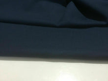 Load image into Gallery viewer, New Beautiful Italian Navy Colour Poly Wool Crepe Suiting Fabric 59&quot; 151 cm
