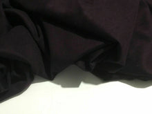 Load image into Gallery viewer, New Beautiful Mulberry Plum Cotton Stretch Velvet Elastane Fabric Material 51”