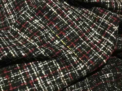New Beautiful High Class Multi Colour Wool Boucle Fabric 59
