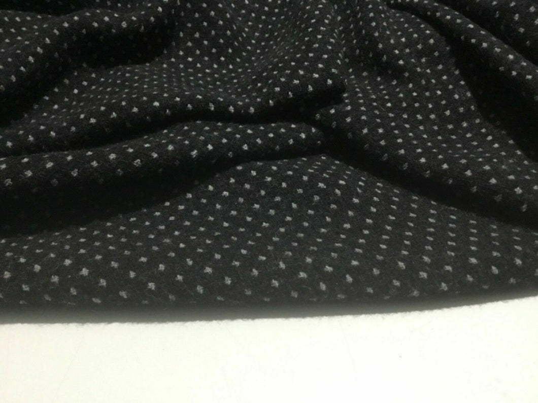 New Beautiful High Class Designer Spot Wool Boucle Fabric Material 59” 152 cm