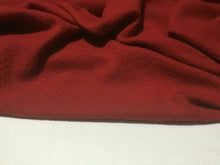 Load image into Gallery viewer, New Beautiful High Class Designer Red Colour Wool Boucle Fabric Material 57”