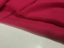 Load image into Gallery viewer, New Beautiful High Class Cerise Pink Colour Linen Suiting Fabric 50&quot; 127 cm