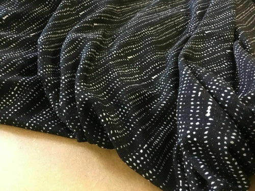 NEW Beautiful Designer Viscose Elastane Jersey Zip Print Fabric 59’’ 152cm Dress