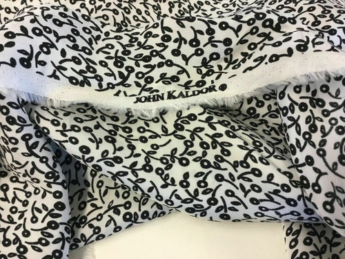 NEW 100% Viscose Print John Kaldor Fabric 55