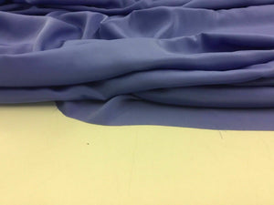 New Dark Pale Blue Colour Silky Crepe de chine Fabric 59’’150 cm Dress Garment