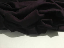 Load image into Gallery viewer, New Beautiful Mulberry Plum Cotton Stretch Velvet Elastane Fabric Material 51”