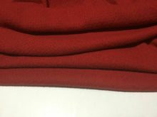 Load image into Gallery viewer, New Beautiful High Class Designer Red Colour Wool Boucle Fabric Material 57”