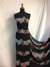 Load image into Gallery viewer, NEW Beautiful Designer Chiffon Floral Print Fabric 61&quot; 157cm dress Paris Hillton