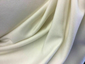 NEW Beautiful Designer Ivory Colour Ponti Roma Jersey Fabric 4 Way Stretch