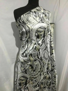 New Designer Persian Large Paisley BROCADE GORGEOUS JACQUARD Fabric