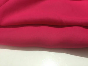 New Beautiful High Class Cerise Pink Colour Linen Suiting Fabric 50" 127 cm