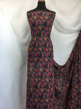 Load image into Gallery viewer, NEW Designer Multicoloured Floral Chiffon Print Fabric Garment Material 58&quot;