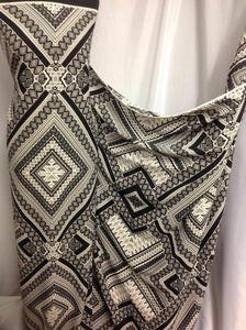 NEW High Class Designer Crepe De Chine Geometric Print Fabric 57" 146 cm