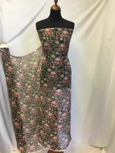 Load image into Gallery viewer, NEW Beautiful 100% Silk Crinkle Chiffon Floral Print Fabric 48&quot;124cm Dress Scarf