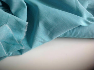 NEW Designer Aqua 100% Cotton Denim Chambray Fabric 61" 156 cm Shirt Dress Jeans