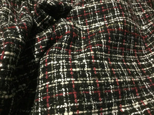 New Beautiful High Class Multi Colour Wool Boucle Fabric 59" 150 cm Garment