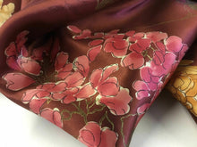 Load image into Gallery viewer, NEW 100% Silk Satin Multicolored Floral Print Fabric 55&quot; 141 cm Guchi Gabana Art