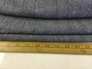 New Designer 100% Linen Denim Colour Herringbone Fabric Cloth Craft Dress Guchi