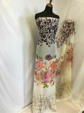 Load image into Gallery viewer, NEW Crinkle Chiffon Multi Print Fabric Dress Scarf Floral Leopard 61&quot; 157 cm