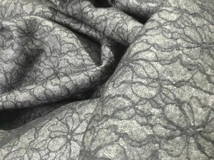 New Beautiful High Class Designer Wool Lace Fabric 58” 148 cm Garment Material