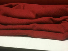 Load image into Gallery viewer, New Beautiful High Class Designer Red Colour Wool Boucle Fabric Material 57”