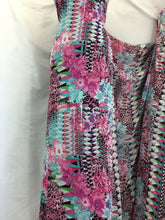 Load image into Gallery viewer, NEW High Class Designer Floral Geometric Leopard Chiffon Print Fabric Dress