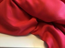 Load image into Gallery viewer, NEW Designer Crimson Red European 100% Cotton Crepe Suiting Fabric 52&quot; 133 cm