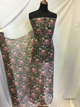 Load image into Gallery viewer, NEW Beautiful 100% Silk Crinkle Chiffon Floral Print Fabric 48&quot;124cm Dress Scarf