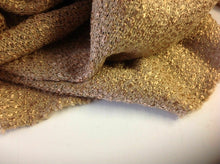 Load image into Gallery viewer, New Beautiful Camel Gold Colour Cotton Stretch Boucle Jersey Fabric 43&quot; 111 cm