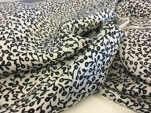 NEW 100% Viscose Print John Kaldor Fabric 55" 140 cm Cloth Material Garment Art