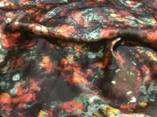 Load image into Gallery viewer, New Beautiful High Class Designer Soft Satin Floral Print Fabric Art Material