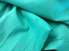 Load image into Gallery viewer, NEW Beautiful Designer Sea Green Colour Cotton Jersey Knitted Fabric 62’’156 cm