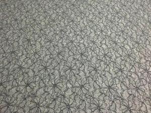 New Beautiful High Class Designer Wool Lace Fabric 58” 148 cm Garment Material