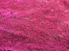 Load image into Gallery viewer, NEW Beautiful Magenta Floral Ribbon Lace Fabric 60&quot; 154 cm Dress Cloth Garment