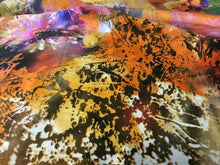 Load image into Gallery viewer, New Gorgeous High Class Designer Floral Satin Print Fabric Dress Material Art