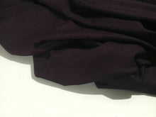 Load image into Gallery viewer, New Beautiful Mulberry Plum Cotton Stretch Velvet Elastane Fabric Material 51”